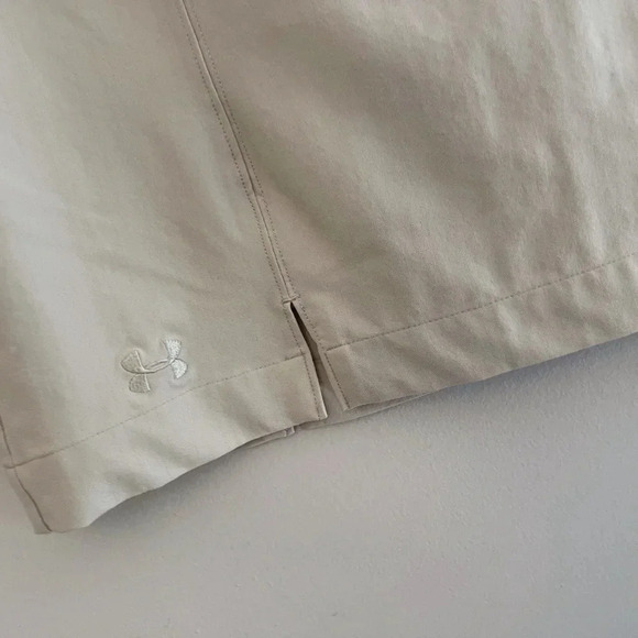 Under Armour khaki skort athleisure athletic activewear tennis running pilates - Picture 6 of 7